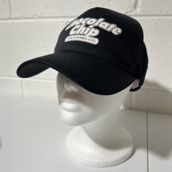 Set Of 2 Chocolate Trucking Co Baseball Caps Hats Adj Snapback Black & Blue - Picture 9 of 16